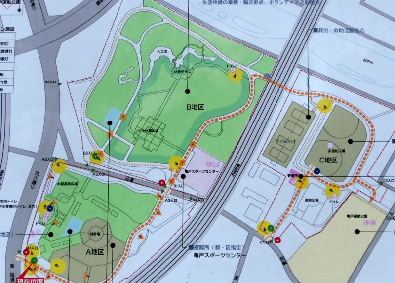 亀戸中央公園地図